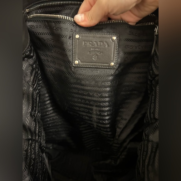 PRADA - RARE Limited Edition Canvas and Leather Handbag - Picture 6 of 9